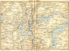 SWITZERLAND. Lake of Lugano 1930 old vintage map plan chart