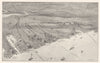 NEW JERSEY. Bird's eye view of shore opposite New York City; railroads 1907