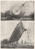 SCIENCE. Sun(Solar)motor; Back & side reflector 1907 old antique print picture