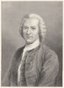 PHILOSOPHY. Jean Jacques Rousseau 1907 old antique vintage print picture