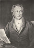 AUTHORS. Johann Wolfgang Goethe 1907 old antique vintage print picture