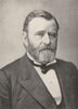 ULYSSES SIMPSON GRANT. 18th President, US 1907 old antique print picture