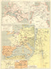 WORLD. Asia occidentale; Porti Piazze Commercio Europa; Palestina 1889 old map