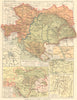 AUSTRIA-UNGHERIA. Impero; Novara; Etnografico; Magenta; Quadrilatero 1889 map