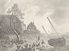 ISLE OF WIGHT. Near Cowes, I W. DUGDALE 1845 old antique vintage print picture