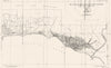 CALIFORNIA. Santa Barbara county. Map of the Carpinteria basin water wells 1944