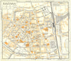 RAVENNA town/city plan. Italy 1960 old vintage map chart