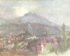 SWITZERLAND. Looking over Lucerne from the Drei Linden 1917 old antique print