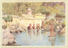 ITALY. S Fruttuoso, Portofino 1912 old antique vintage print picture