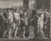PYLADES AND ORESTES. Benjamin West 1835 old antique vintage print picture