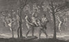 SILENUS. Annibale Caracci 1835 old antique vintage print picture