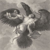 GANYMEDE. Titian (Titian)  1835 old antique vintage print picture