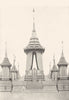 BURMA. Burma. The Funeral Pyre of King Chulalonkorn;  1900 old antique print