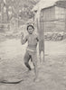 PHILIPPINES. A Tinguian warrior;  1900 old antique vintage print picture