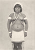 BRAZIL. Taulipang girl in Fete dress; North; diadem of network & cotton 1900