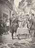 MONTENEGRO. Montenegrin Easter Custom; drinking Holy Trinity, breaking eggs 1900