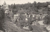 CORRÈZE. Treignac, Sur la Vézère 1900 old antique vintage print picture