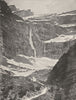 HAUTES- PYRÉNÉES. Cirque de Gavarnie. La Grande Cascade 1900 old antique print