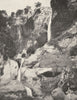 ALPES- MARITIMES. Cascade du Loup 1900 old antique vintage print picture