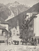 HAUTE- SAVOIE. Les Touristes a Chamonix 1900 old antique vintage print picture