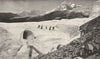 HAUTE- SAVOIE. Grotte de Glace du Glacier Des Bossons 1900 old antique print