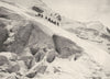 HAUTE- SAVOIE. M. Janssen Descendant en Traineau du Sommet du Mont Blanc 1900