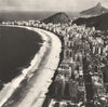 BRAZIL. Rio de Janeiro. Copacabana (2)  1951 old vintage print picture