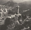 BRAZIL. Rio de Janeiro. Le Corcovado Cristo Redentor 1951 old vintage print