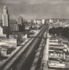 BRAZIL. Rio de Janeiro. Avenue du Président- Vargas 1951 old vintage print
