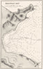MEXICO. Sea chart of Salinas Bay 1881 old antique vintage map plan