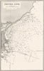 OREGON. Sea chart of Chetco Cove 1881 old antique vintage map plan