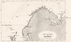 NORWAY. Index to the Charts of Norway 1881 old antique vintage map plan