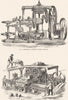 DEVON. Brick machines; - Bradley & Craven's machine; - Clayton's 1880 print