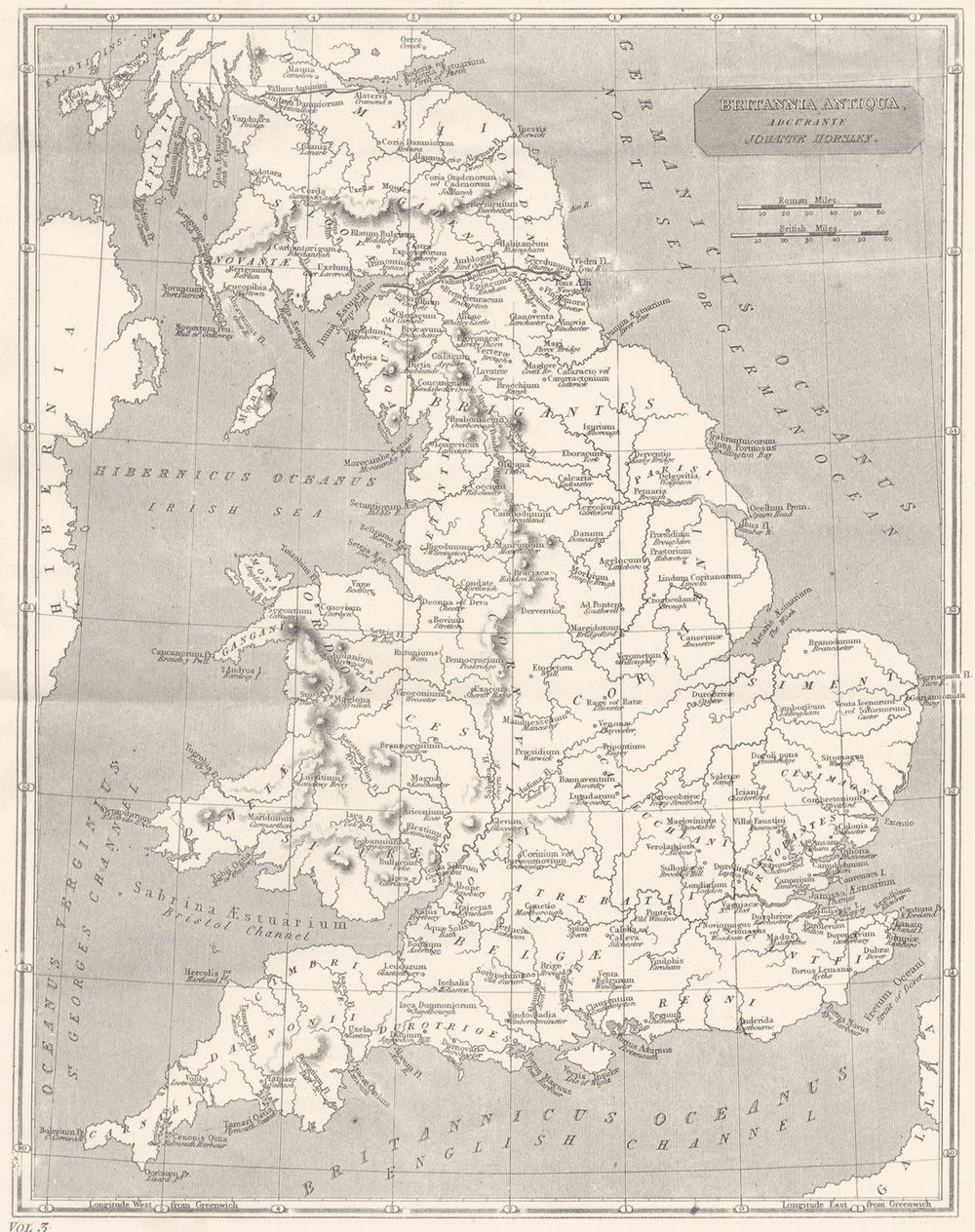 UNITED KINGDOM. Britannia 1880 old antique vintage map plan chart