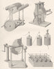 SCIENCE. Electricity (2)  1880 old antique vintage print picture