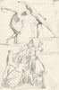 SCULPTURE GREEK. Discobolus Myron; Agasias Gladiator; Zethus Amphion Dirce 1880