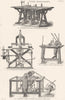 WOOD MACHINERY. Kinder's wood shaping; Whine's dovetailing; Bernier Arbey 1880
