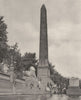 LONDON. Cleopatra's needle hewn 1400 years before Cleopatra 1926 old print