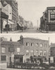LONDON. The steep high street and an old ale- house of Highgate village 1926