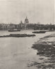 LONDON. Embankment and Blackfriars from the south end of Waterloo Bridge 1926
