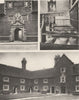 LONDON. Whitgift hospital, one of Croydon's few beauties 1926 old print