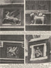 LONDON. Tokens of the Inns of court based on their coats of Arms 1926 print