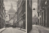 LONDON CATHEDRALS. St. Paul's from Watling St. Southwark from riverside 1926