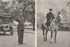 LONDON. London's Police force daily work Hyde Park corner Piccadilly. Horse 1926