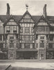 LONDON. Part of Liberty's Tudor building in Great Marlborough Street 1926