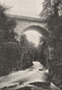 PYRÉNÉES- ATLANTIQUES. Eaux- Chaudes. Pont D'Enfer 1895 old print