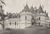 HAUTE- MARNE. Chaumont. Façade du Chateau 1895 old antique print picture