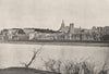 VAUCLUSE. Avignon. Générale Chateau des Papes 1895 old antique print picture