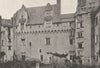 MAINE- ET- LOIRE. Montsoreau. Chateau 1895 old antique vintage print picture
