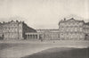 OISE. Compiègne. Façade du Chateau 1895 old antique vintage print picture